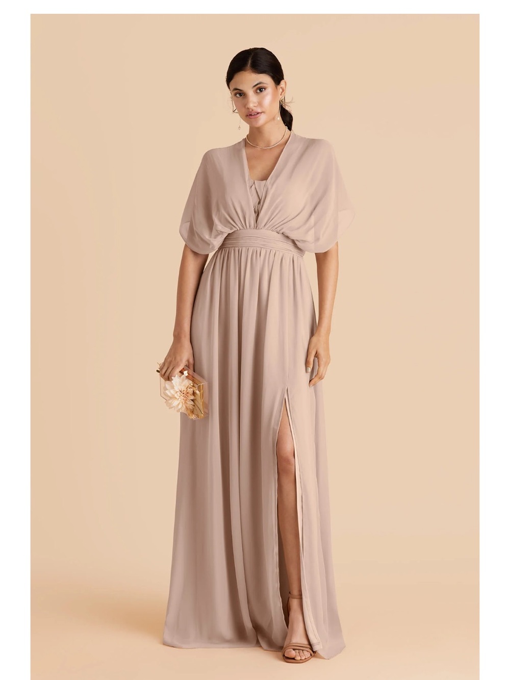 NWT Birdy Grey Taupe Grace Convertible Neckline